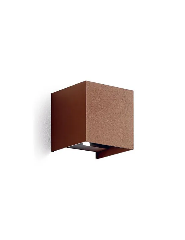 Popolare Gea Luce GES867N marrone applique da esterno 4000K