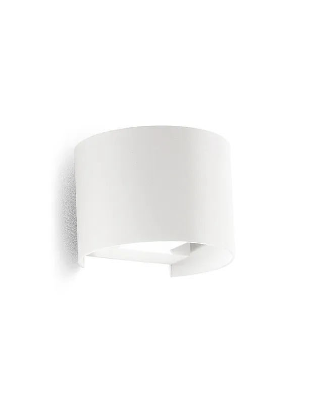 Gea Luce GES870C bianco lampada da parete per esterno 3000K Reso Gratuito