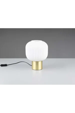 Affare Lumetto lampada da comodino moderna con vetro a 1 luce TR575