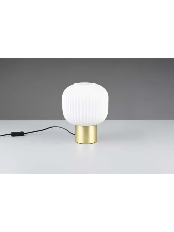Affare Lumetto lampada da comodino moderna con vetro a 1 luce TR575