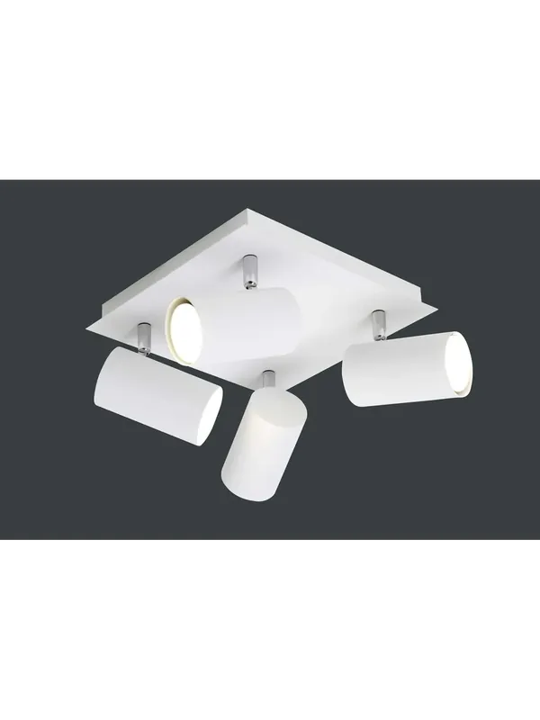 Plafoniera faretti spot orientabili moderno a 4 luci TR563 Bestseller