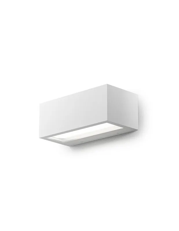 Nuova Collezione Gea Luce GES971C bianco lampada da parete per esterno 3000K