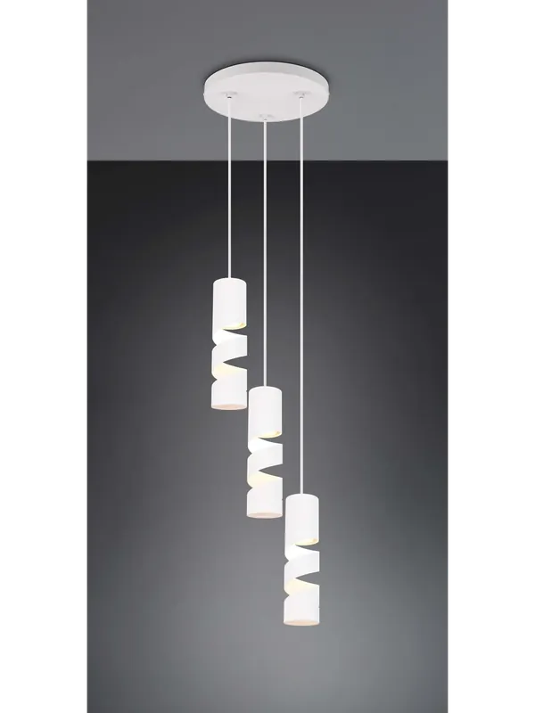 Miglior Prezzo Lampadario a sospensione moderno spirale a 3 luci TR551