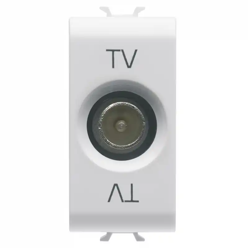 Acquista Ora gewiss gw10361presa tv connettore iec maschio 9,5mm diretta chorus bianca GEWISS GW10361