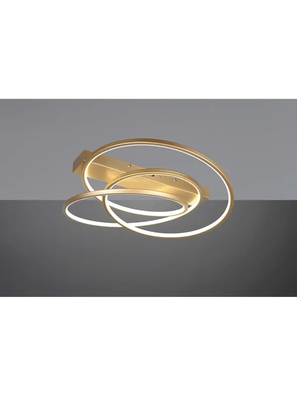 Plafoniera moderna a led design oro TR540 Subito Disponibile
