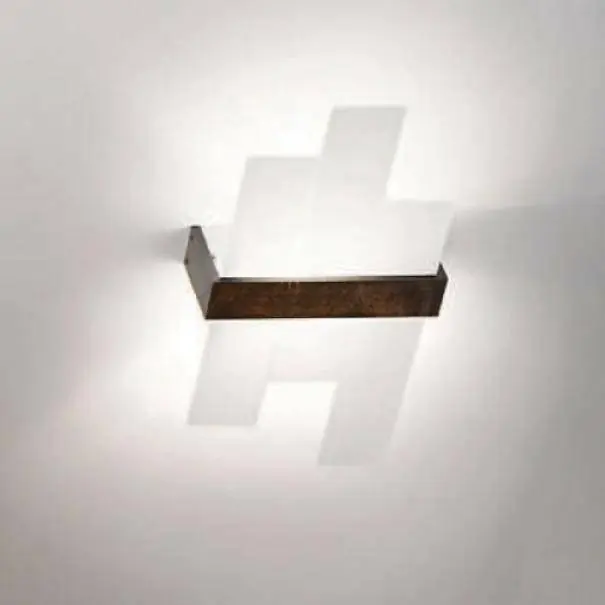 Offerta Limitata LINEA LIGHT APPLIQUE TRIAD 57W ATTACCO E27 LUCE CALDA COLORE NOCE 90229