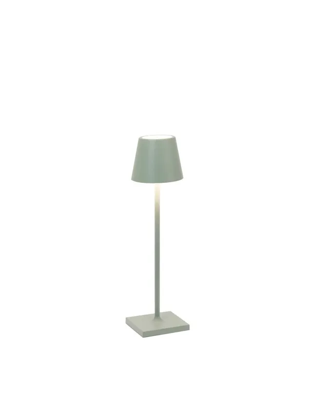 Poldina micro verde salvia ricaricabile IP65 Saldi