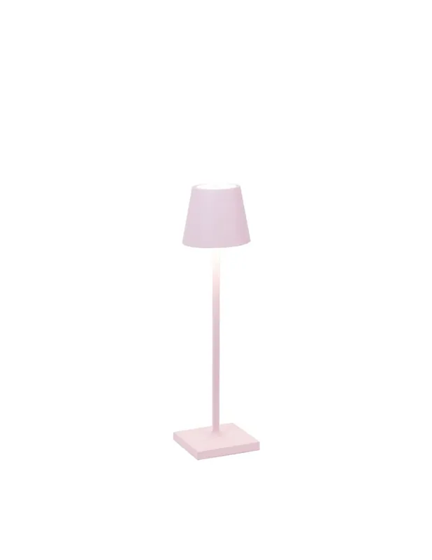 Poldina micro rosa lampada ricaricabile da tavolo Quantità Limitata