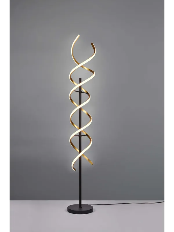 Piantana moderna a led design oro e nero TR524 Non Perdere