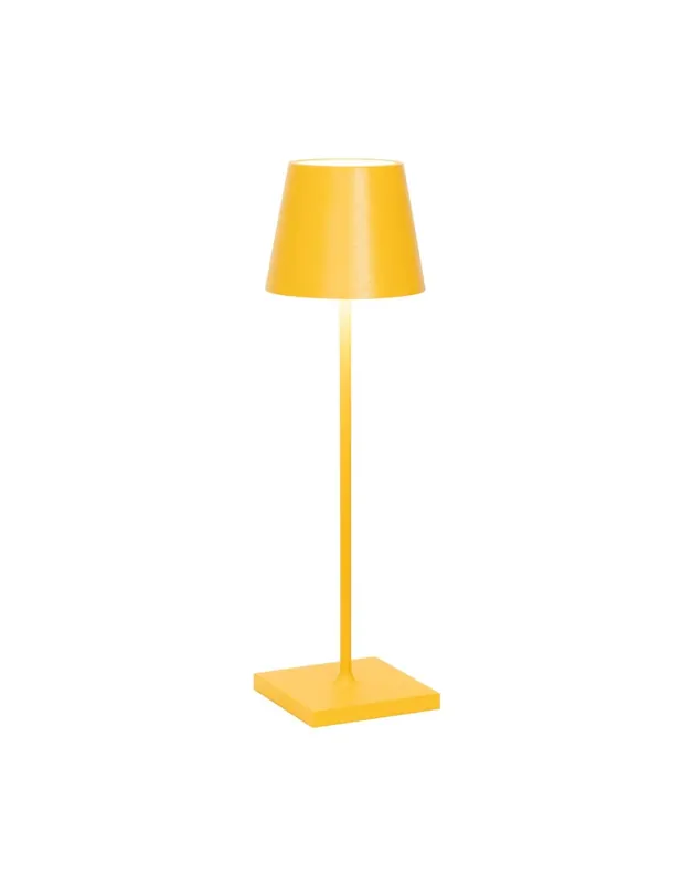 Ultime Pezzi Zafferano Poldina Pro ocra lampada da scrivania senza fili