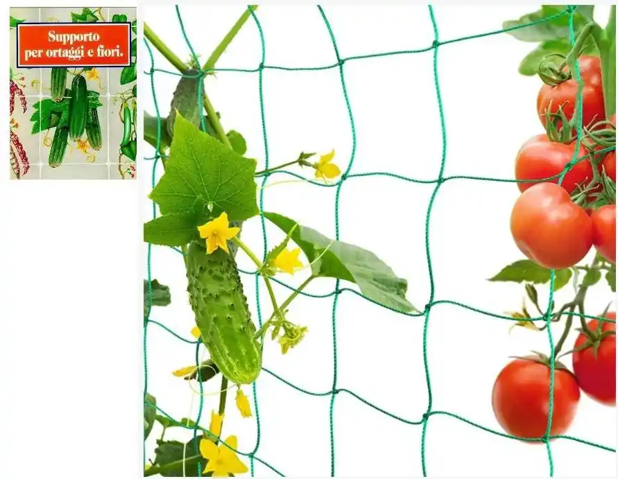 Consegna Rapida Rete sostengreen per piante rampicanti 1,7x10mt