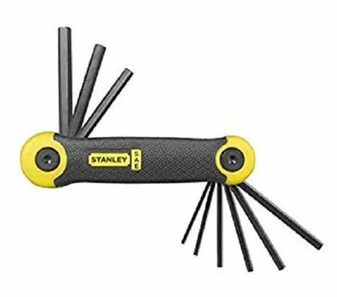 Professionale STANLEY SET 9 CHIAVI MASCHIO ESAGONALI 269265