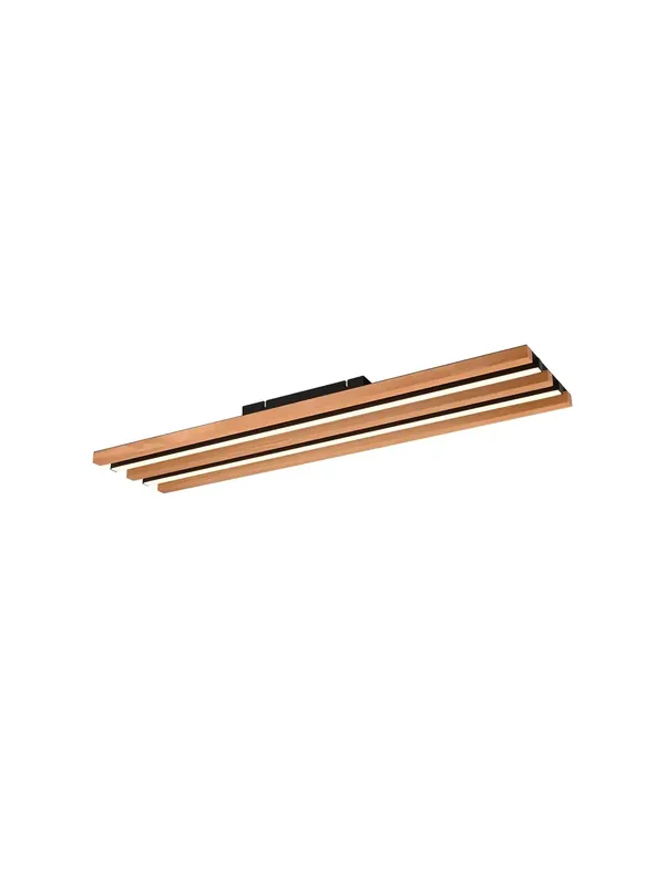 Plafoniera moderna a led legno naturale TR516 Esclusivo