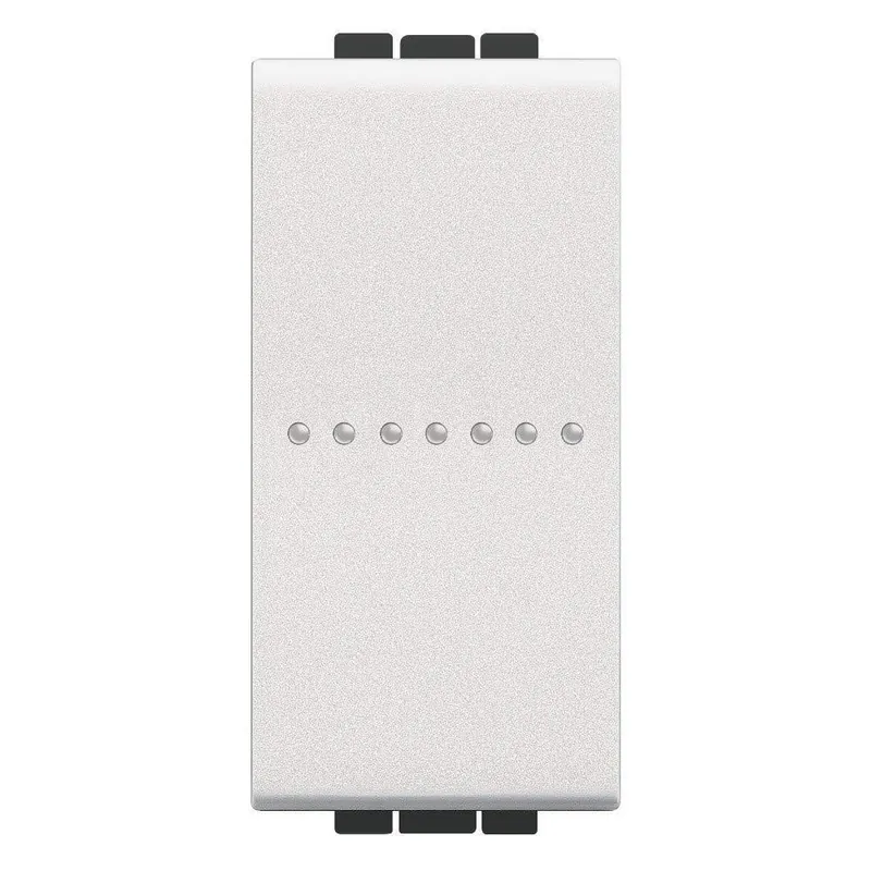BTICINO LIVING LIGHT INVERTITORE 16A 1 MODULO COLORE BIANCO N4054 Quantità Limitata