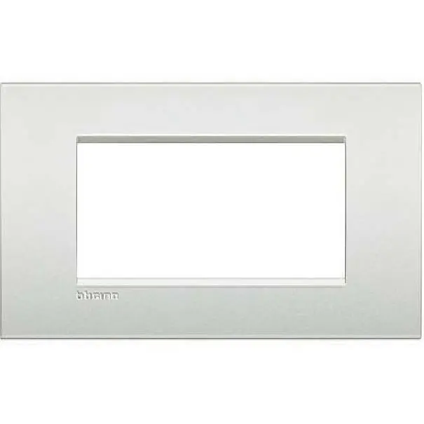 BTICINO LIVINGLIGHT AIR PLACCA AIR 4 MODULI COLORE BIANCO PERLA LNC4804PR Ultimissimo Modello