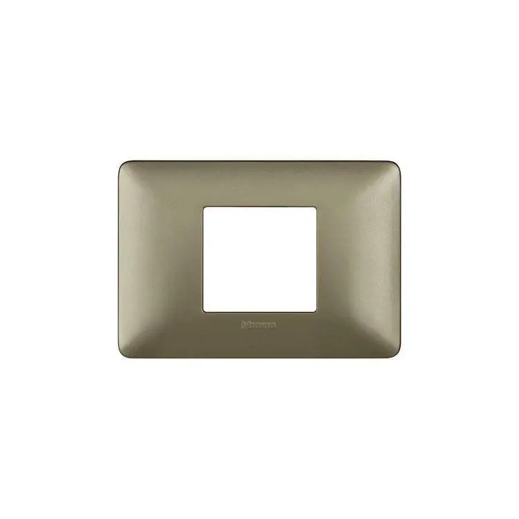 BTICINO MATIX PLACCA 2 POSTI CENTRATI COLORE TITANIUM AM4819MTA Prezzo Scontato