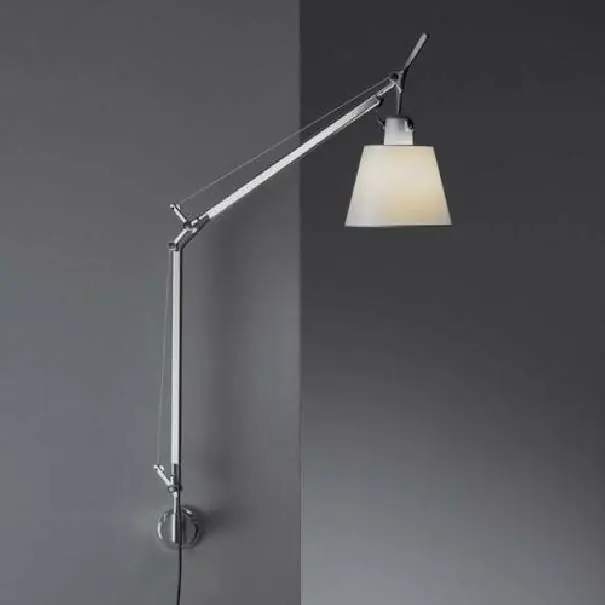 Nuova Collezione ARTEMIDE TOLOMEO BASCULANTE PARETE CON DIFFUSORE COLORE PERGAMENA 0947010A