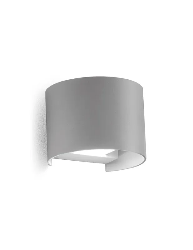 Gea Luce GES872N grigio alluminio applique da esterno 4000K Acquista Ora