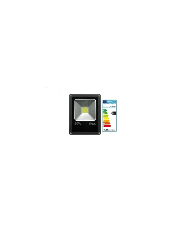 Proiettore 1led bianco slim faro compatto 20w ip65 33640255 Ultimissimo Modello