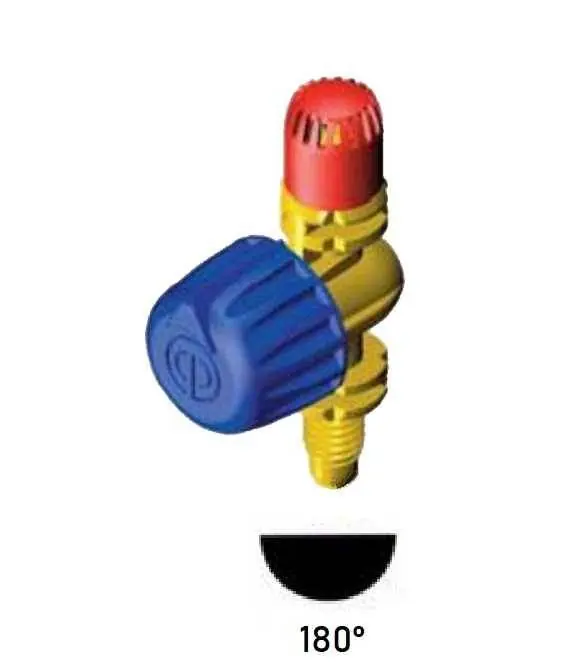 Microirrigatore Vari-Jet regolabile 180° Ø 0-3,2mt, Attacco Filettato 4mm Novità