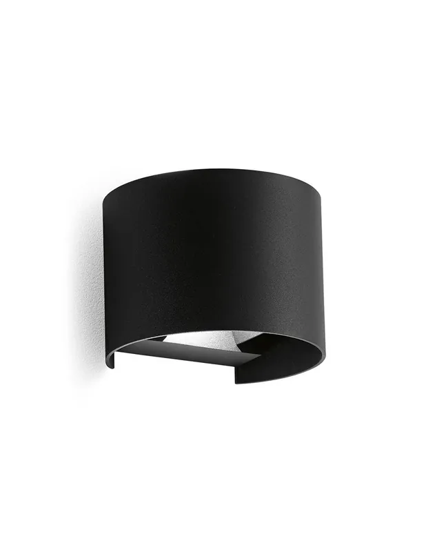 Gea Luce GES873C nero lampada da parete per esterno 3000K Promo Stagionale