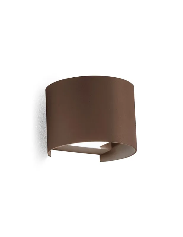 Gea Luce GES874C ruggine lampada da parete per esterno 3000K Ultime Pezzi