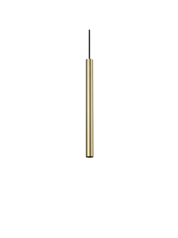Di Tendenza Lampadario a sospensione moderno a led design cilindro oro DL1926