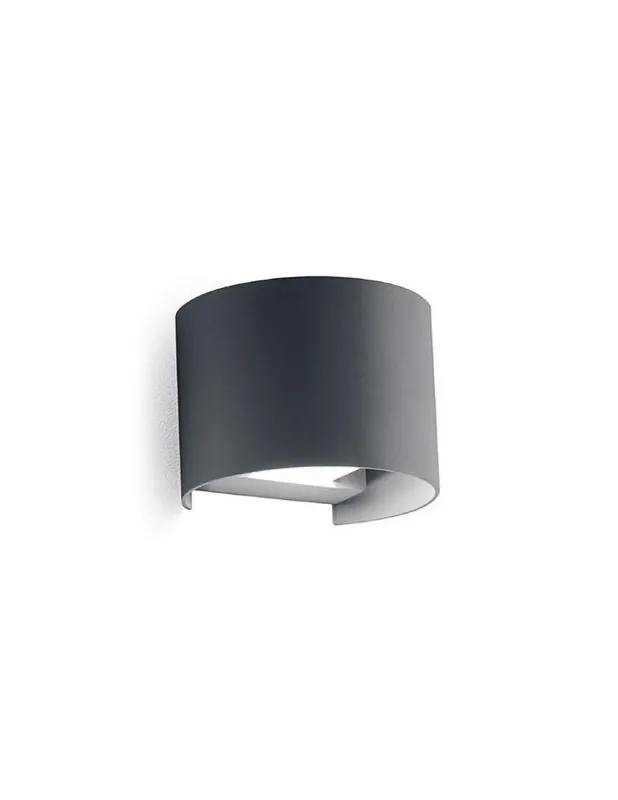 Gea Luce GES876C grigio antracite lampada da parete per esterno 3000K Reso Gratuito