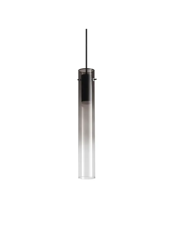 Lampadario a sospensione moderno a led design cilindro sfumato DL1918 Subito Disponibile