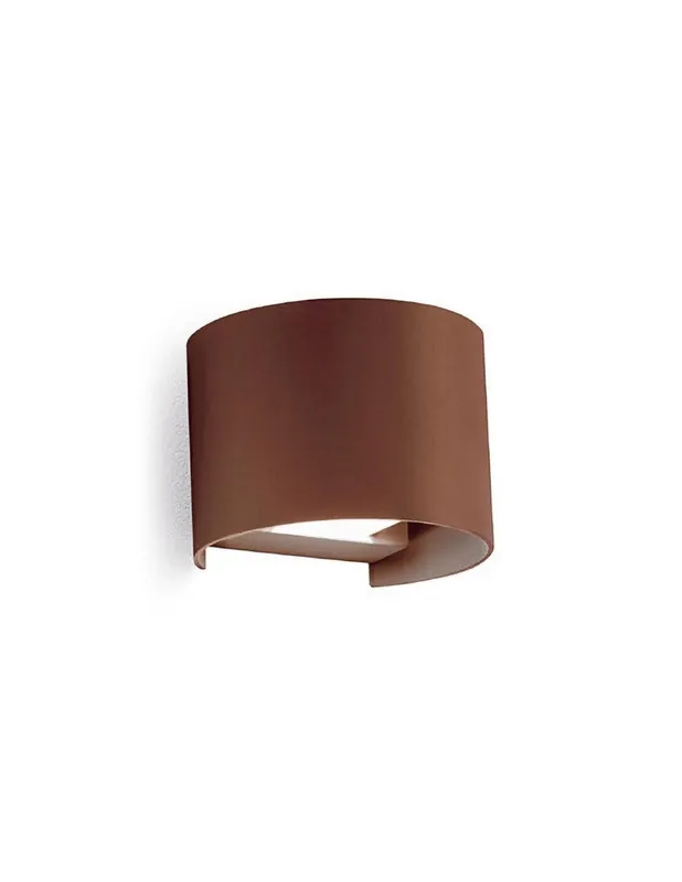 Gea Luce GES877N marrone applique da esterno 4000K Super Prezzo