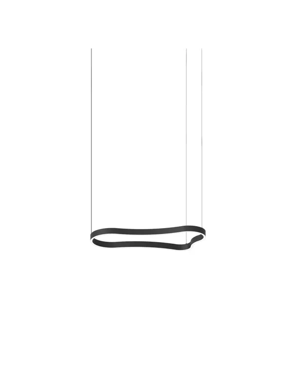 Offerta Lampadario a sospensione moderno a led design nero DL1914