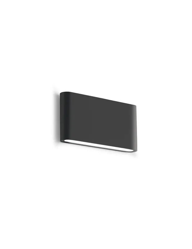 Gea Luce GES881C nero lampada da parete per esterno 3000K Prezzo Ridotto