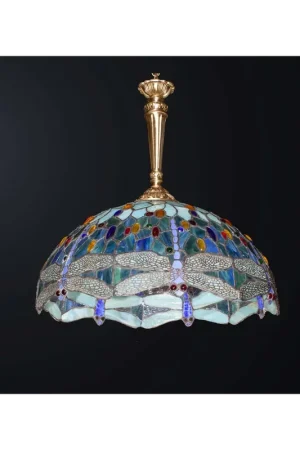 Super Prezzo Lampadario a sospensione classico in ottone tiffany a 1 luce BGA 3619