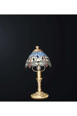 Ultima Occasione Lumetto lampada classica in ottone tiffany a 1 luce BGA 3618/lp