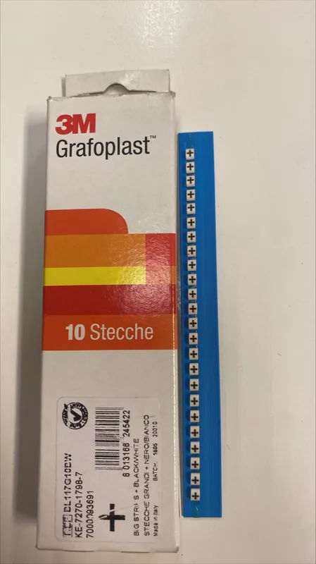 Popolare Stecche segnaletiche adesive SEGNO + BL117G10BW 10 stecche 3M
