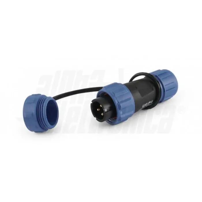 Spina volante Alpha Elettronica 3P max 13A 0-2mm2 - 44-40 Compra Oggi Stesso