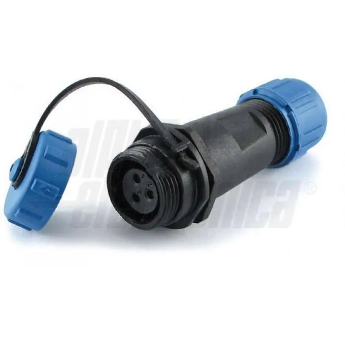 Esclusivo Presa volante Alpha Elettronica 3P max 13A 0-2mm2 - 44-44