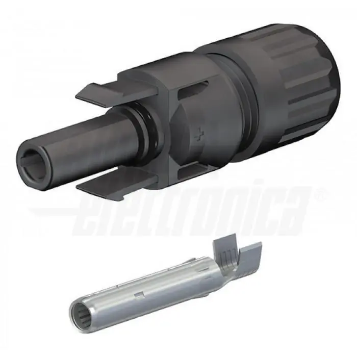 Promo Stagionale Connettore volante femmina Alpha Elettronica MC4 max 1000V nero - 200-405