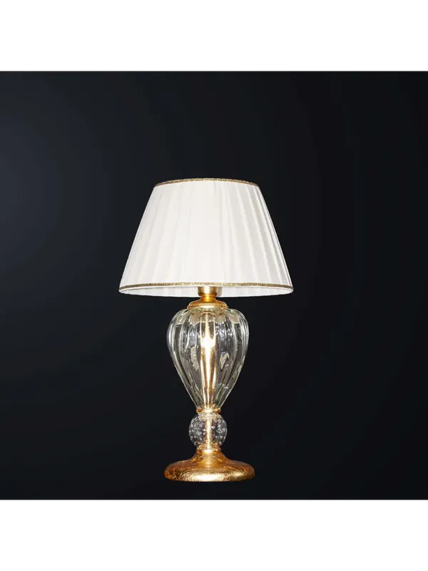 Lumetto classico in legno oro e cristallo a 1 luce BGA 3605-lp Acquista Ora