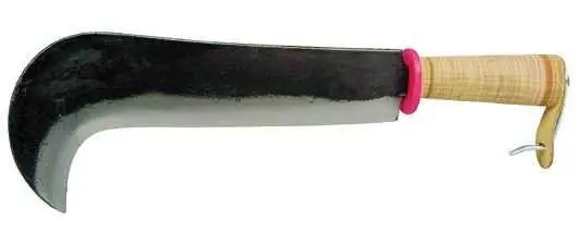 RONCOLA SANTO MANICO CUOIO 24cm Spedito Oggi
