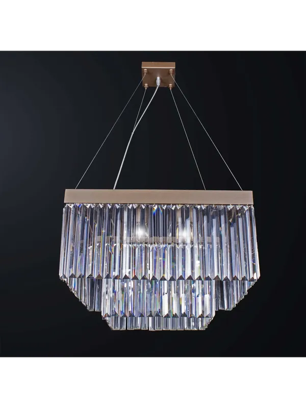 Prezzo Ridotto Lampadario contemporaneo in metallo e cristallo a 6 luci BGA 3575-6