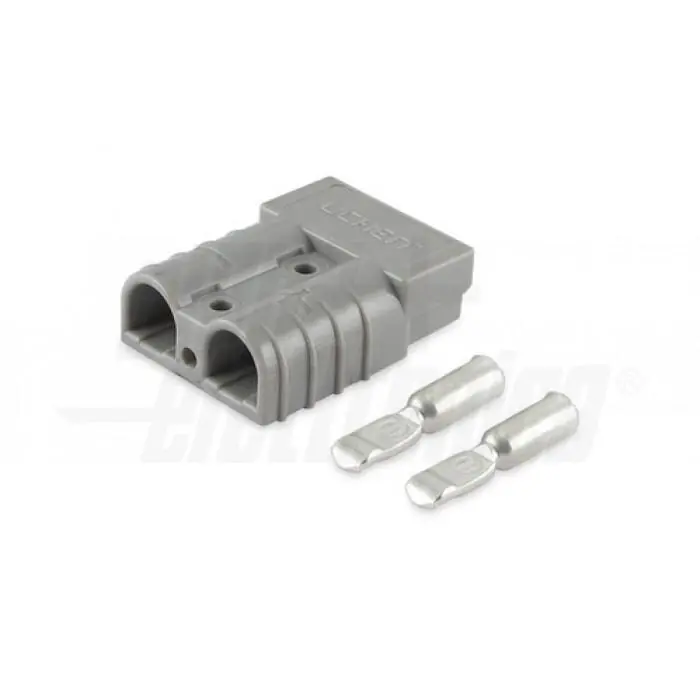 Subito Disponibile Connettore per batteria Alpha Elettronica max 50A 8mm2 grigio - 22-60/50