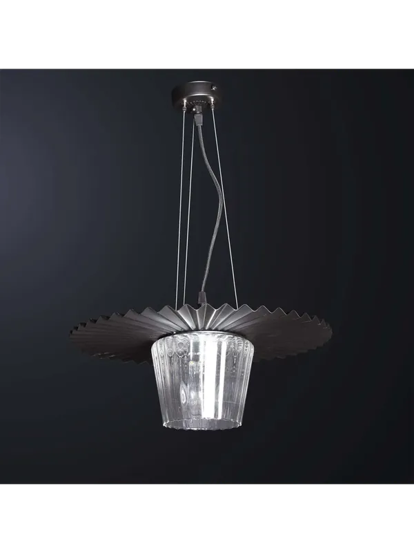 Lampadario a sospensione classico nero a 1 luce BGA 3550-s40 Ultimissimo Modello