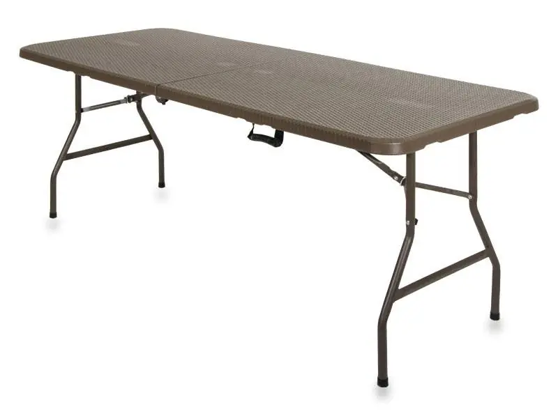 TAVOLO CATERING cm 75x180 MARRONE Offerta Lampo
