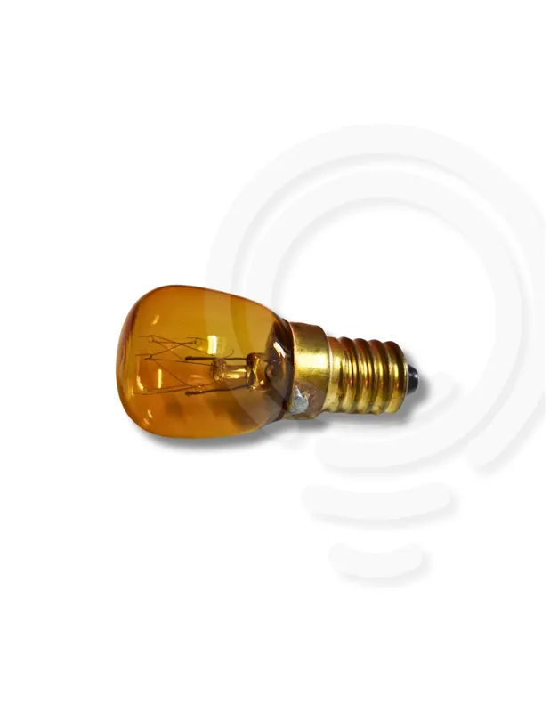 Prezzo Basso Lampada incandescenza piccola pera gialla 3c e14 230v tubolare