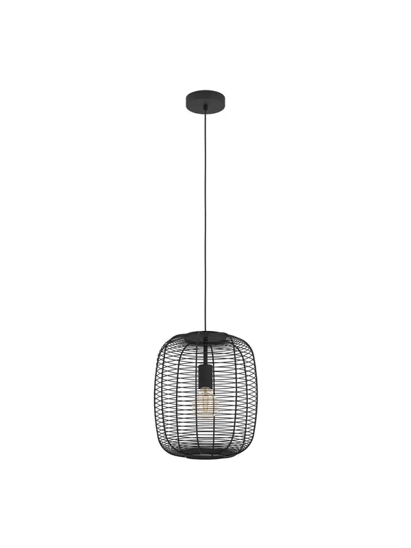 Lampadario a sospensione moderno in metallo design nero a 1 luce GL1772 Nuovo Arrivo