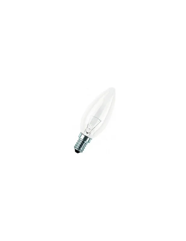 Prezzo Di Fabbrica Lampada oliva chiara incandescenza 40w e14 230v vetro trasparente