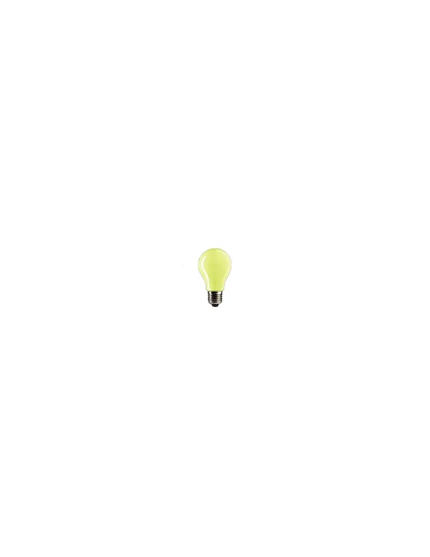 Lampada LED normale goccia colorata giallo 6w e27 230v Acquista Ora