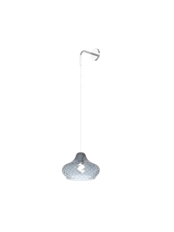Offerta Lampo Applique a sospensione moderno con vetro zaffiro a 1 luce tpl 0973