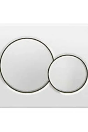 Prezzo Basso IDRO-BRIC PLACCA SIGMA01 BIANCA 2 TASTI SCACAS0102PL